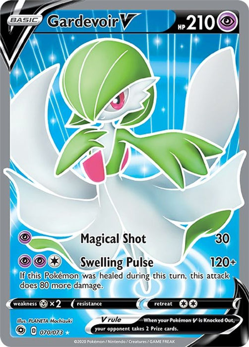 Gardevoir V (Full Art) (#70/73) (Champion's Path) Near Mint Holofoil