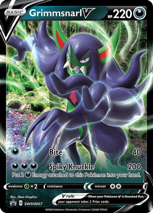 Grimmsnarl V - SWSH057 (#SWSH057) (SWSH: Sword & Shield Promo Cards)