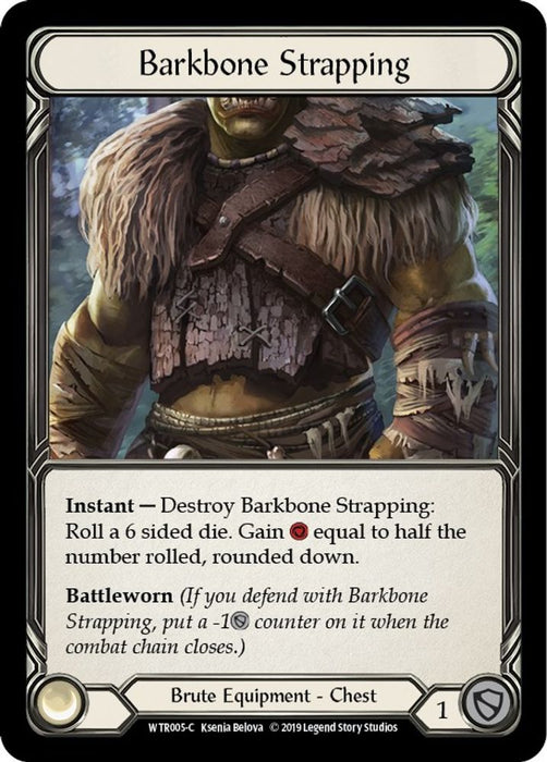Barkbone Strapping (#WTR005) (Welcome to Rathe) Near Mint Unlimited Edition Rainbow Foil