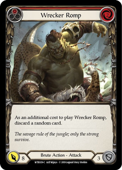 Wrecker Romp (Red) (#WTR029) (Welcome to Rathe) Near Mint Unlimited Edition Rainbow Foil