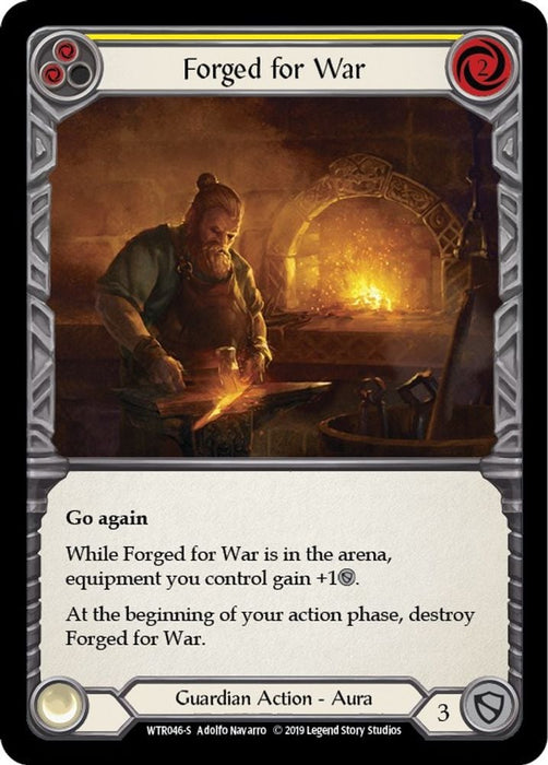 Forged for War (#WTR046) (Welcome to Rathe) Near Mint Unlimited Edition Normal