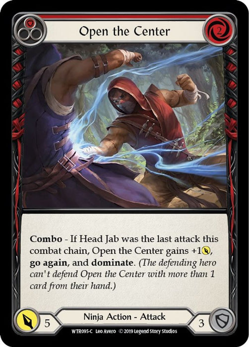 Open the Center (Red) (#WTR095) (Welcome to Rathe) Near Mint Unlimited Edition Rainbow Foil