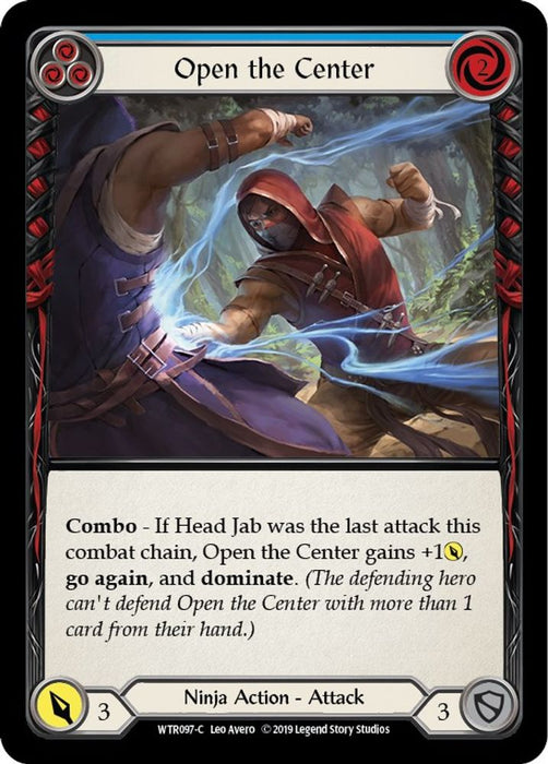 Open the Center (Blue) (#WTR097) (Welcome to Rathe) Near Mint Unlimited Edition Rainbow Foil