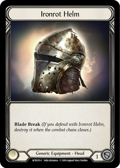 Ironrot Helm (#WTR155) (Welcome to Rathe) Near Mint Unlimited Edition Rainbow Foil
