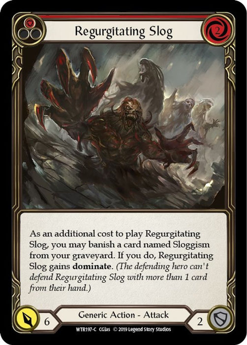 Regurgitating Slog (Red) (#WTR197) (Welcome to Rathe) Near Mint Unlimited Edition Rainbow Foil