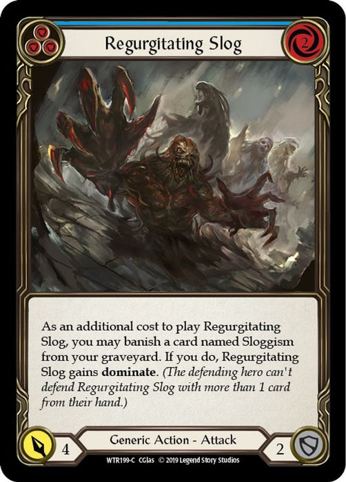 Regurgitating Slog (Blue) (#WTR199) (Welcome to Rathe) Near Mint Unlimited Edition Rainbow Foil