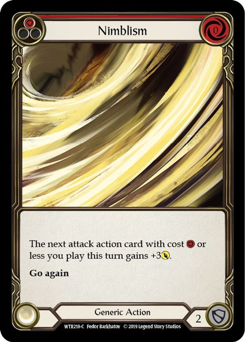 Nimblism (Red) (#WTR218) (Welcome to Rathe) Near Mint Unlimited Edition Rainbow Foil
