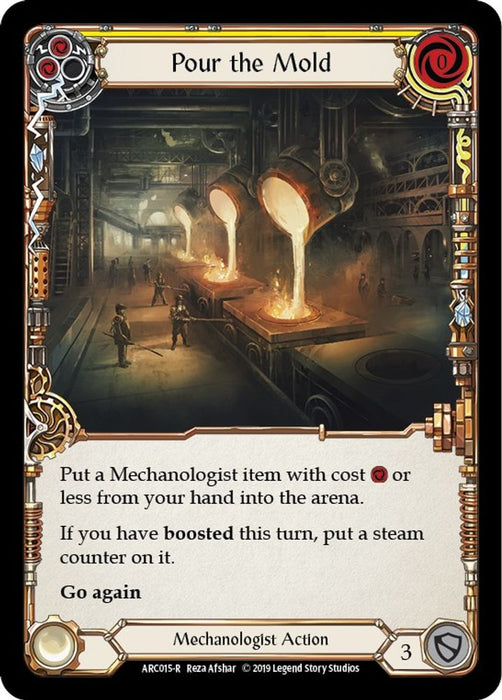 Pour the Mold (Yellow) (#ARC015) (Arcane Rising) Near Mint Unlimited Edition Rainbow Foil
