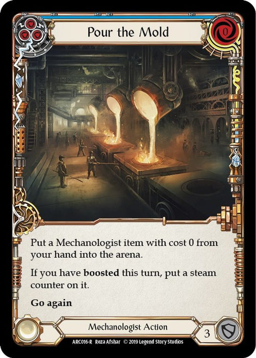 Pour the Mold (Blue) (#ARC016) (Arcane Rising) Near Mint Unlimited Edition Rainbow Foil