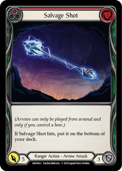 Salvage Shot (Red) (#ARC066) (Arcane Rising) Near Mint Unlimited Edition Rainbow Foil