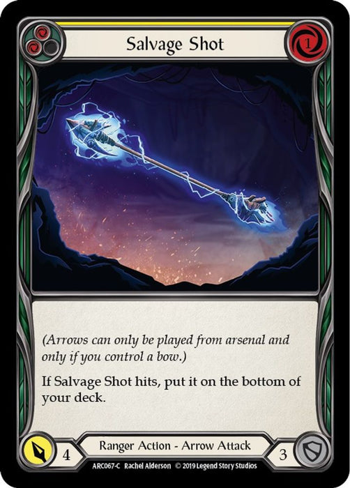 Salvage Shot (Yellow) (#ARC067) (Arcane Rising) Near Mint Unlimited Edition Rainbow Foil