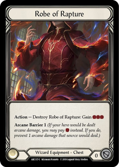 Robe of Rapture (#ARC117) (Arcane Rising) Near Mint Unlimited Edition Rainbow Foil