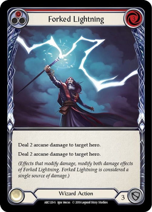 Forked Lightning (#ARC120) (Arcane Rising)