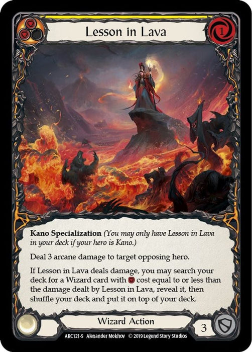 Lesson in Lava (#ARC121) (Arcane Rising)