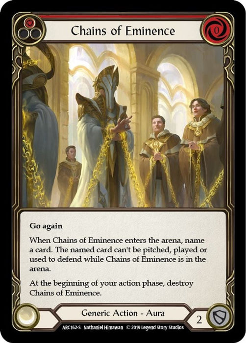 Chains of Eminence (#ARC162) (Arcane Rising) Near Mint Unlimited Edition Normal
