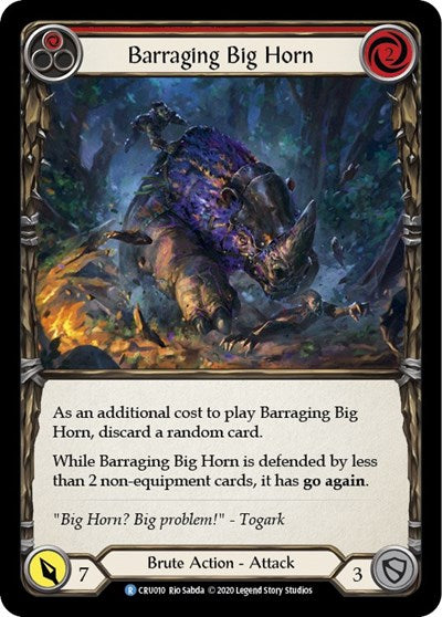 Barraging Big Horn Red (#CRU010) (Crucible of War)