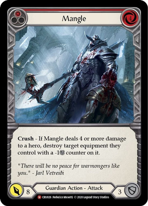 Mangle (#CRU026) (Crucible of War) Near Mint Unlimited Edition Normal