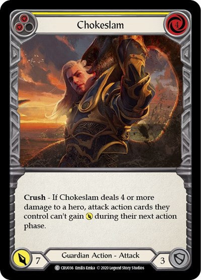 Chokeslam Yellow (#CRU036) (Crucible of War)