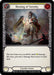 Blessing of Serenity Yellow (#CRU042) (Crucible of War) Near Mint Unlimited Edition Rainbow Foil