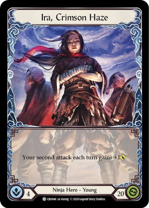 Ira Crimson Haze (#CRU046) (Crucible of War) Near Mint Unlimited Edition Rainbow Foil