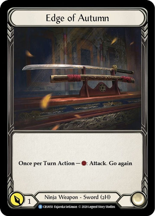 Edge of Autumn (#CRU050) (Crucible of War) Near Mint Unlimited Edition Rainbow Foil