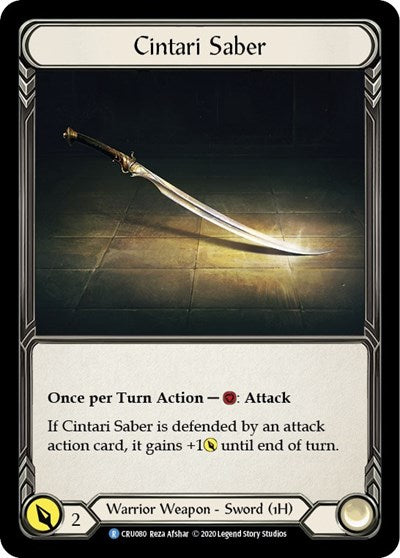 Cintari Saber Reverse (#CRU080) (Crucible of War)