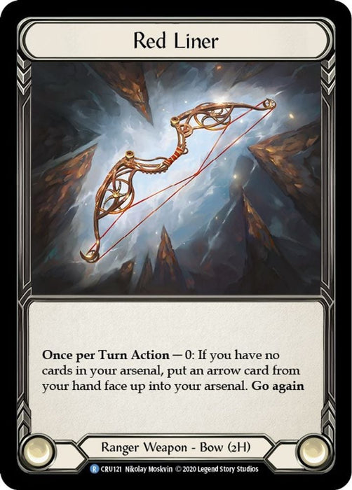 Red Liner (#CRU121) (Crucible of War) Near Mint Unlimited Edition Rainbow Foil