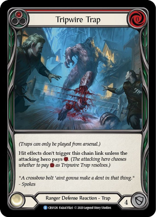 Tripwire Trap (#CRU126) (Crucible of War) Near Mint Unlimited Edition Rainbow Foil