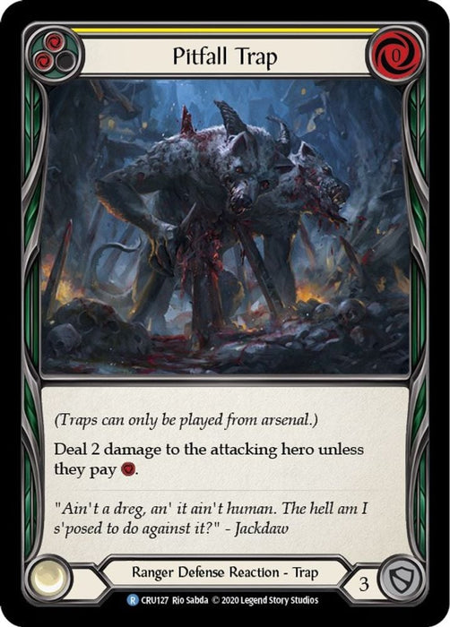 Pitfall Trap (#CRU127) (Crucible of War) Near Mint Unlimited Edition Rainbow Foil