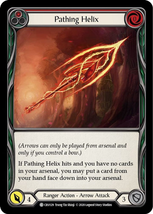 Pathing Helix (Red) (#CRU129) (Crucible of War) Near Mint Unlimited Edition Rainbow Foil