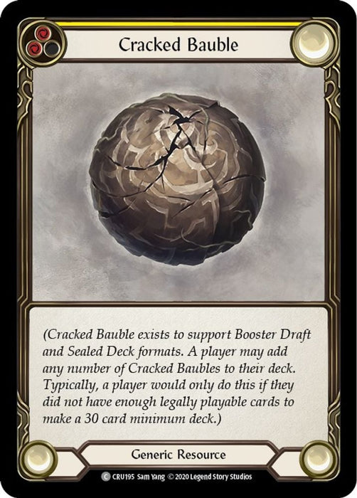 Cracked Bauble (#CRU195) (Crucible of War) Near Mint Unlimited Edition Rainbow Foil