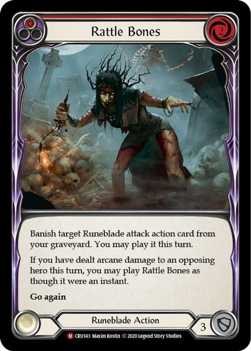 Rattle Bones (#CRU143) (Crucible of War) Near Mint Unlimited Edition Normal