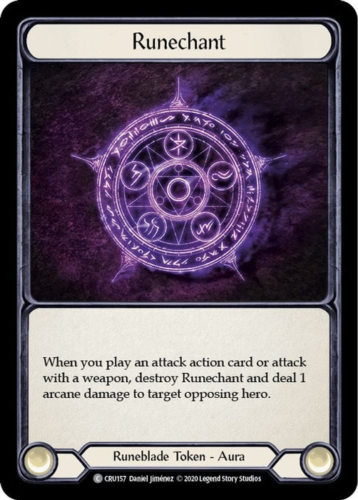 Runechant (#CRU157) (Crucible of War) Near Mint Unlimited Edition Rainbow Foil