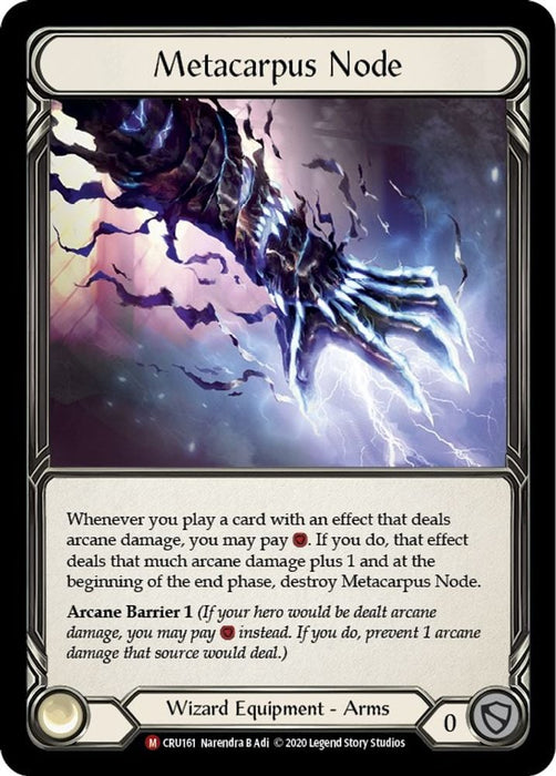 Metacarpus Node (#CRU161) (Crucible of War) Near Mint Unlimited Edition Rainbow Foil