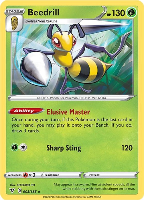 Beedrill (#003/185) (SWSH04: Vivid Voltage)
