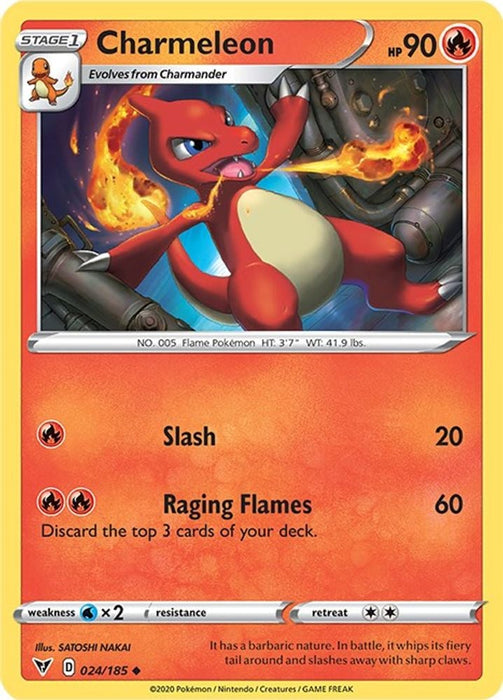 Charmeleon (#024/185) (SWSH04: Vivid Voltage)