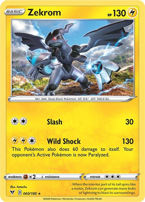 Zekrom (#060/185) (SWSH04: Vivid Voltage)