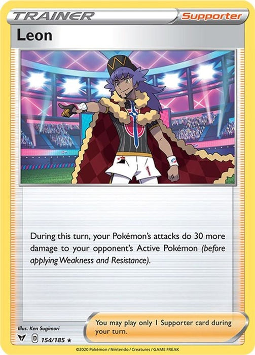 Leon (#154/185) (SWSH04: Vivid Voltage)