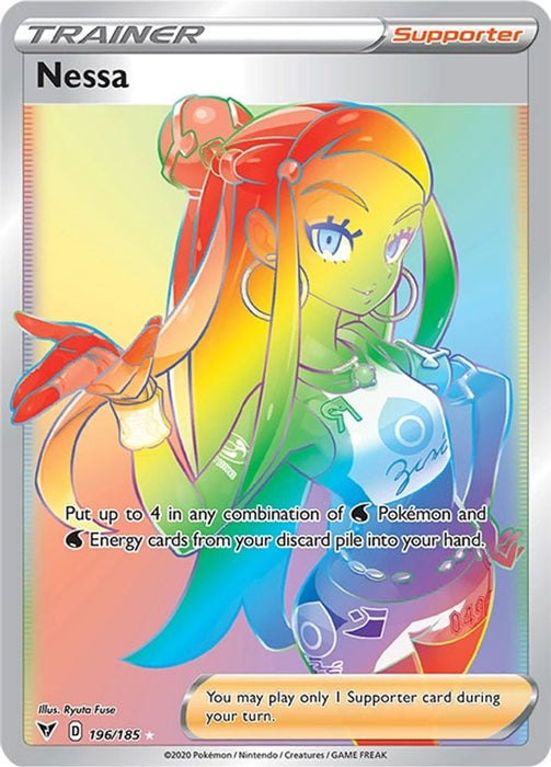 Nessa Secret (#196/185) (SWSH04: Vivid Voltage)