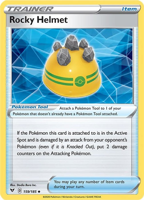 Rocky Helmet (#159/185) (SWSH04: Vivid Voltage)