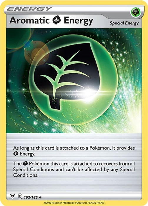 Aromatic Grass Energy (#162/185) (SWSH04: Vivid Voltage) Near Mint Reverse Holofoil