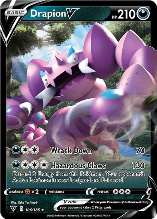 Drapion V (#106/185) (SWSH04: Vivid Voltage)