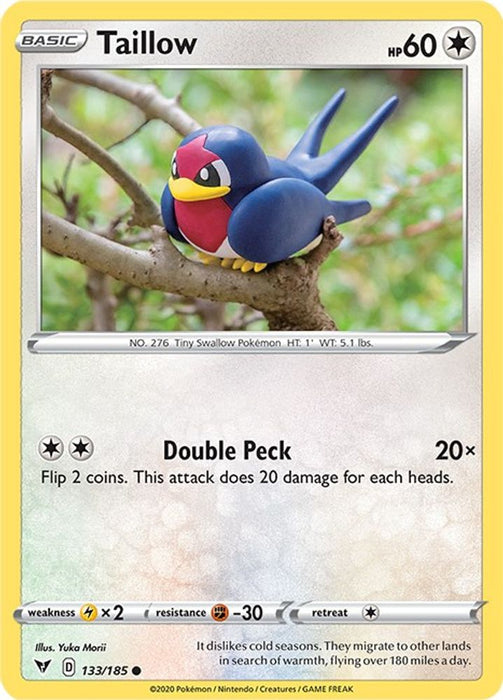 Taillow (#133/185) (SWSH04: Vivid Voltage) Near Mint Reverse Holofoil