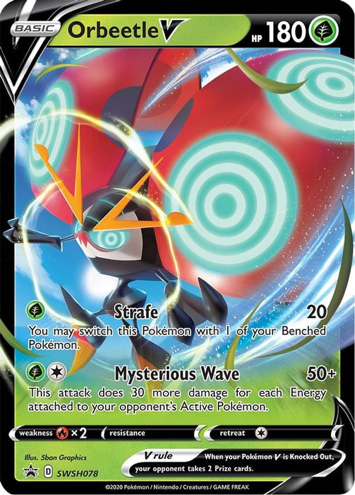 Orbeetle V - SWSH078 (#SWSH078) (SWSH: Sword & Shield Promo Cards)