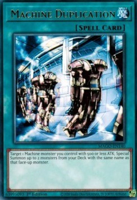 Machine Duplication (#MAGO-EN140) (Maximum Gold) Near Mint 1st Edition