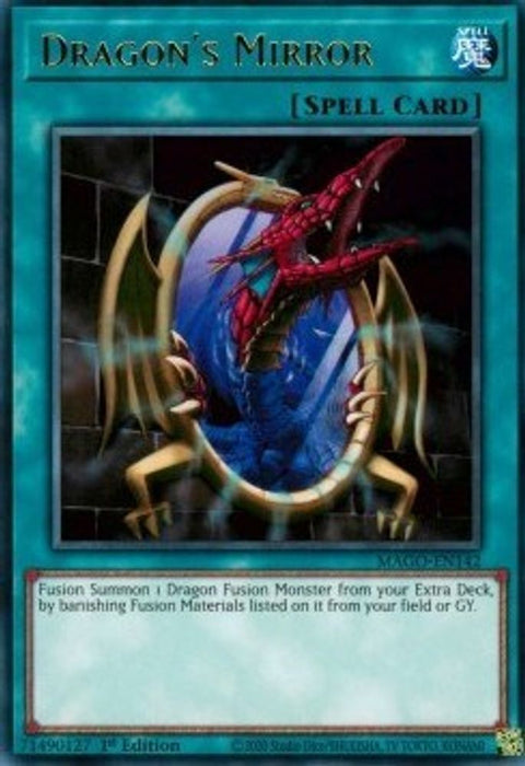 Dragon's Mirror (#MAGO-EN142) (Maximum Gold) Near Mint 1st Edition