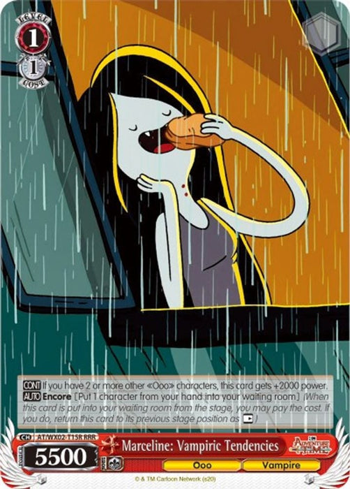 Marceline Vampiric Tendencies RRR (#AT/WX02-T15R RRR) (Adventure Time) Near Mint
