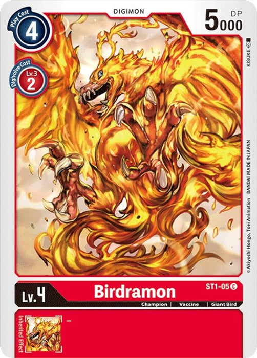 Birdramon (#ST1-05 C) (Starter Deck 01: Gaia Red) Near Mint