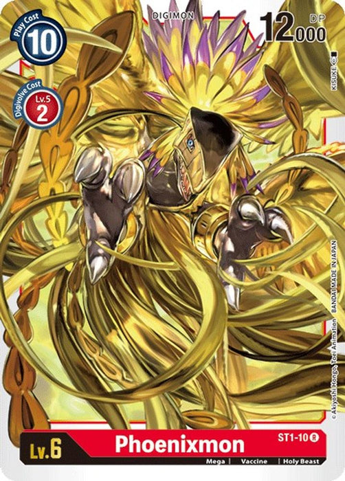 Phoenixmon (#ST1-10 R) (Starter Deck 01: Gaia Red) Near Mint