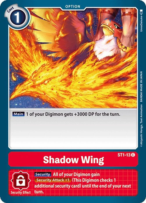 Shadow Wing (#ST1-13 C) (Starter Deck 01: Gaia Red) Near Mint